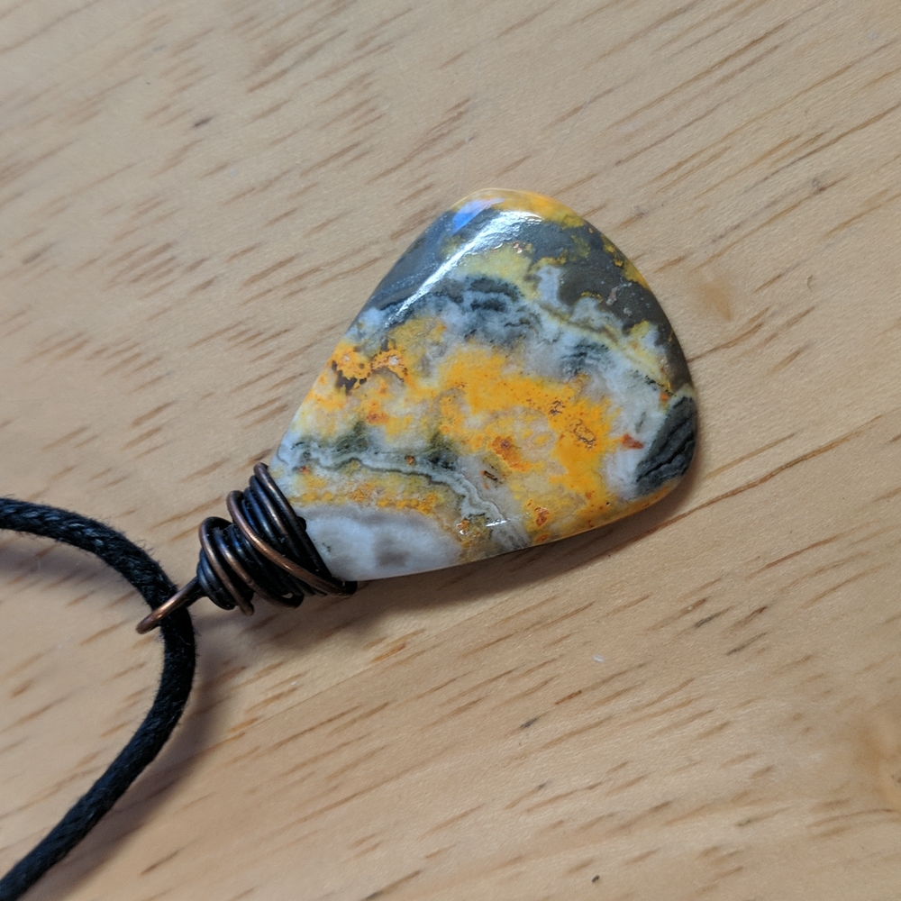 Bumblebee Jasper Necklace